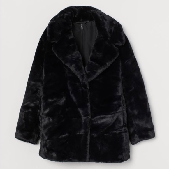 H&M Divided Faux Fur Jacket - Picture 3 of 4